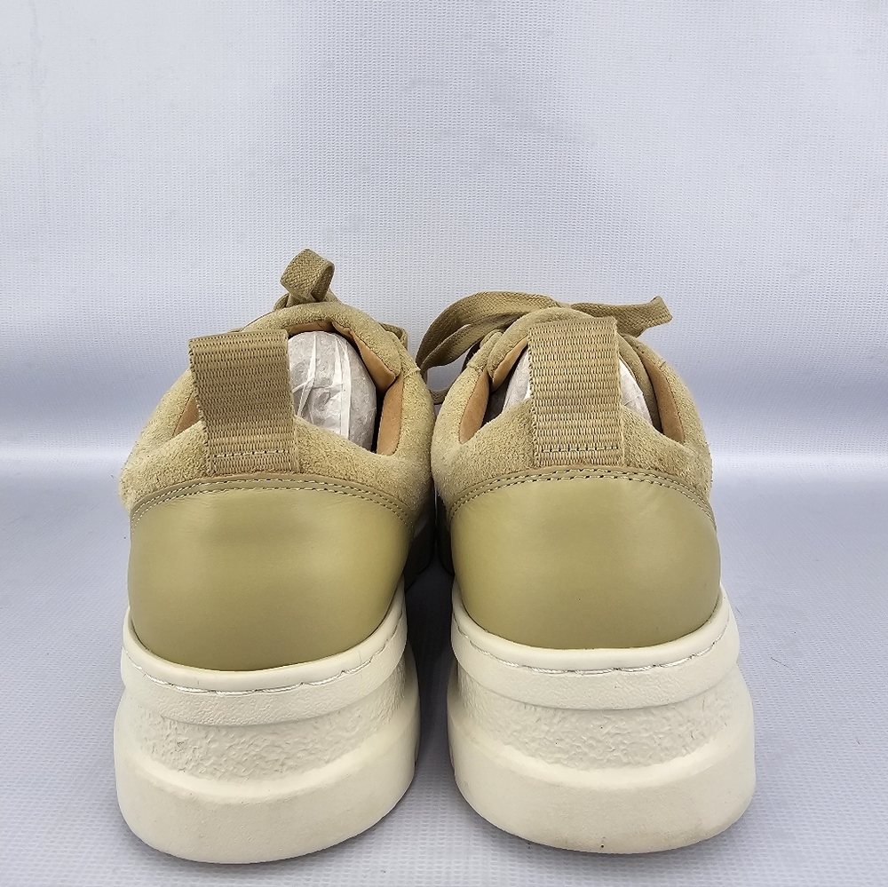 J/Slides Women's Roger Platform Sneakers Sand Suede 7.5 - Picture 5 of 9